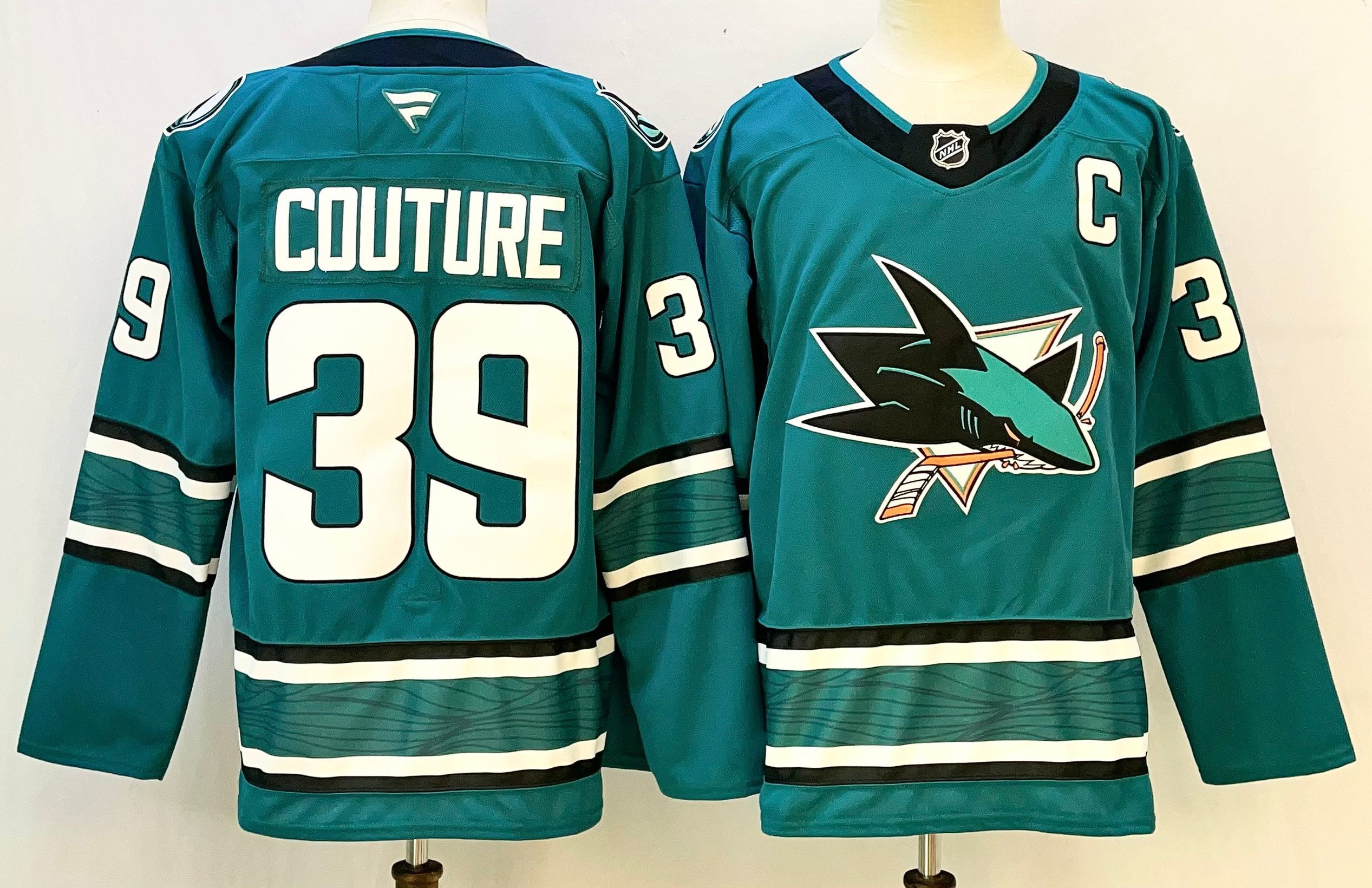 Men San Jose Sharks #39 Couture Green 2026 Adidias NHL Jersey style 001